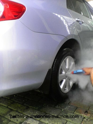 Steam car wash at home