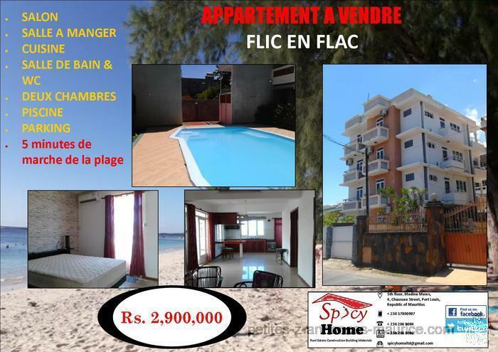 Appartement a Vendre Flic en Flac