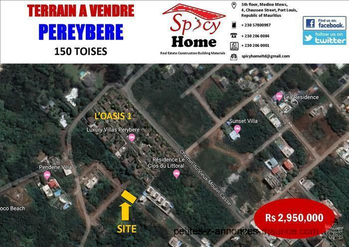 Terrain a Vendre Pereybere