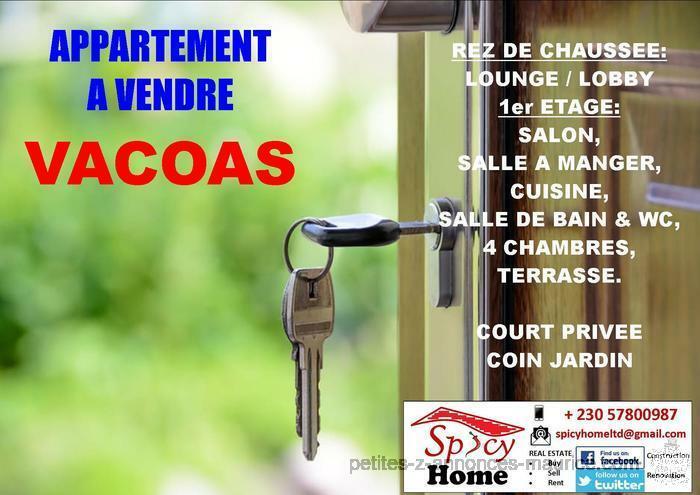 Appartement a Vendre Vacoas