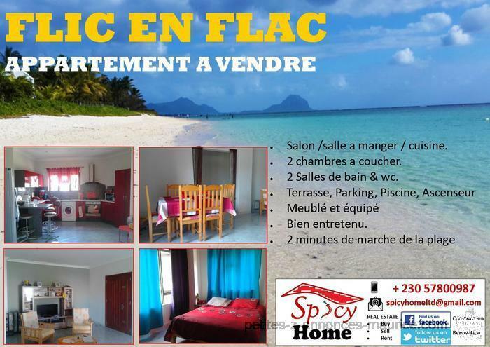 Appartement a Vendre Flic en Flac