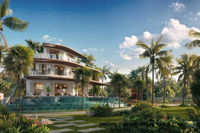 SOMPTUOUS BEACHFRONT APARTMENTS AND PENTHOUSES WITH SEA VIEW IN GRAND GAUBE - MAURITIUS