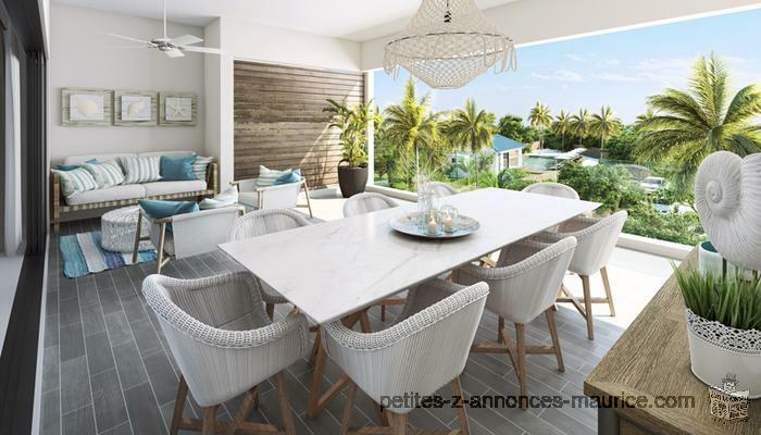 MAGNIFIQUES APPARTEMENTS DE 3 CHAMBRES AVEC VUE IMPRENABLE SUR JARDIN LUXURIANTE A PEREYBERE