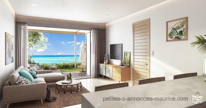 APPARTEMENT 2 CH AVEC VUE SUR MER EXCEPTIONNELLE A FLIC EN FLAC-ILE MAURICE