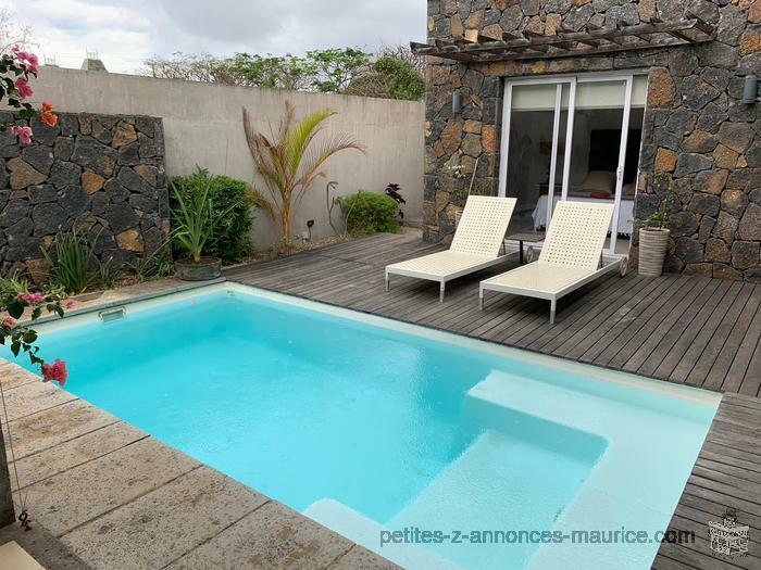 REVENTE TRES BELLE VILLA CONTEMPORAINE MEUBLEE DE 160 M² AU CŒUR DE PEREYBERE – ILE MAURICE