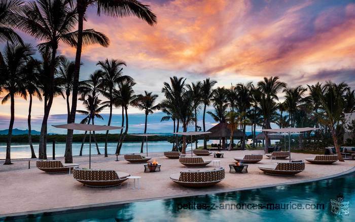 VILLAS FACE LAGON ACCES AUX ETRANGERS – UNIQUE A MAURICE PROCHE BELLE MARE- ILE MAURICE