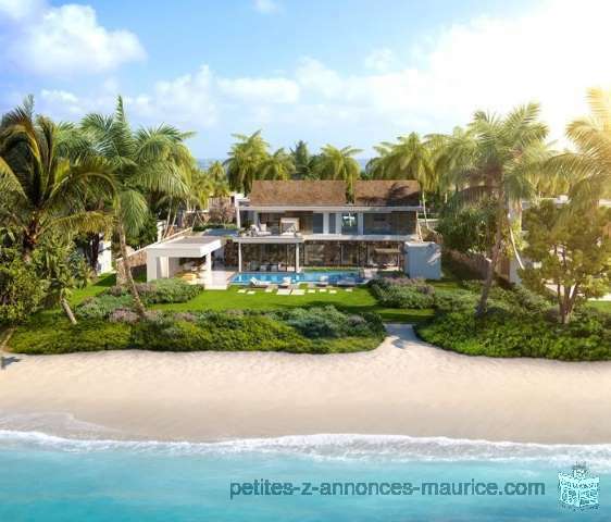 VILLAS FACE LAGON ACCES AUX ETRANGERS – UNIQUE A MAURICE PROCHE BELLE MARE- ILE MAURICE