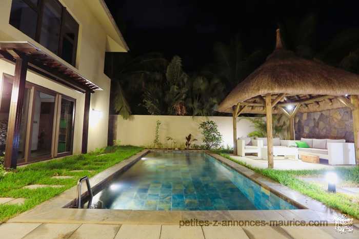 LOCATION LUXUEUSE VILLA MEUBLEE, PISCINE PROCHE MER A PEREYBERE - ILE MAURICE