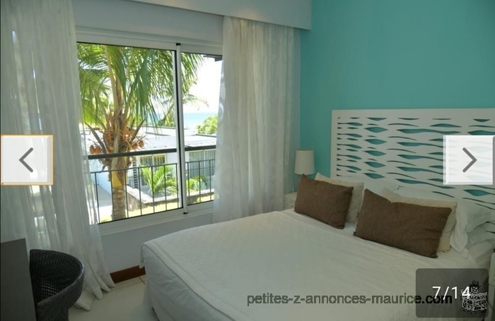 BELLE VUE MER! MAGNIFIQUE APPARTEMENT MODERNE À TROU AUX BICHES - ILE MAURICE