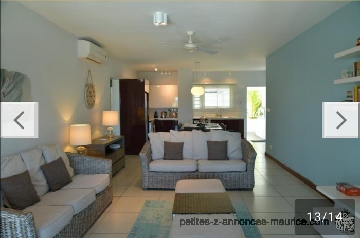 BELLE VUE MER! MAGNIFIQUE APPARTEMENT MODERNE À TROU AUX BICHES - ILE MAURICE