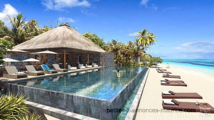 UNIQUE BEACHFRONT VILLA FOR FOREIGNERS! BEACHFRONT VILLA AT RIVIERE NOIRE- MAURITIUS