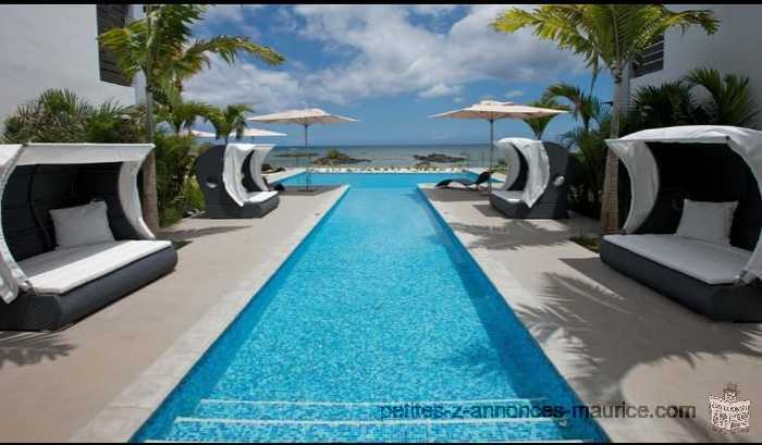 AMAZING SEAVIEW PENTHOUSE! BEACHFRONT PENTHOUSE AT TROU AUX BICHES - MAURITIUS