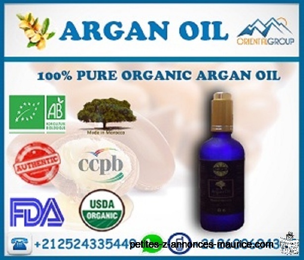 Vente d'huile d'argan bio