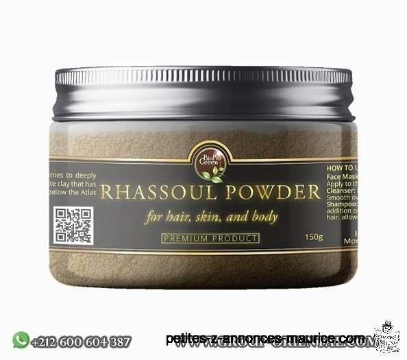 Le Ghassoul ou rhassoul Argile cosmétique 100% naturelle