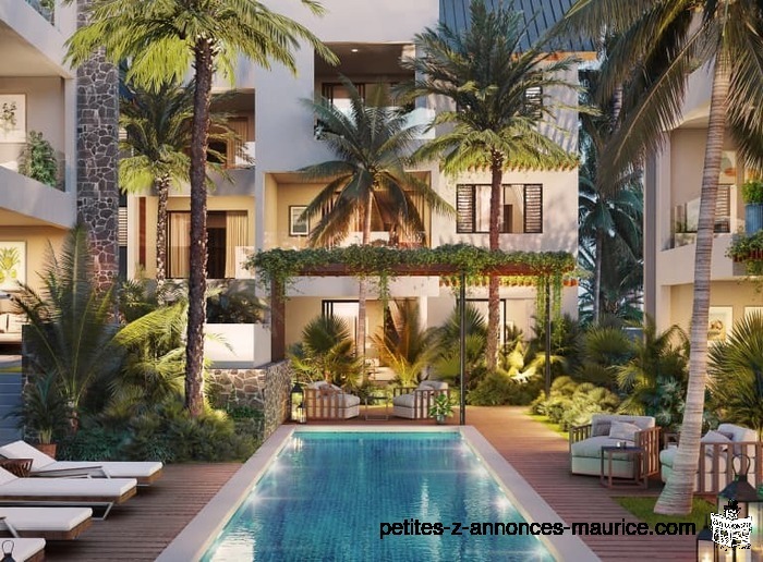 SUBLIME RESIDENCE A 300 M DE LA PLAGE ET ACCES AU BEACH CLUB A PEREYBERE – ILE MAURICE