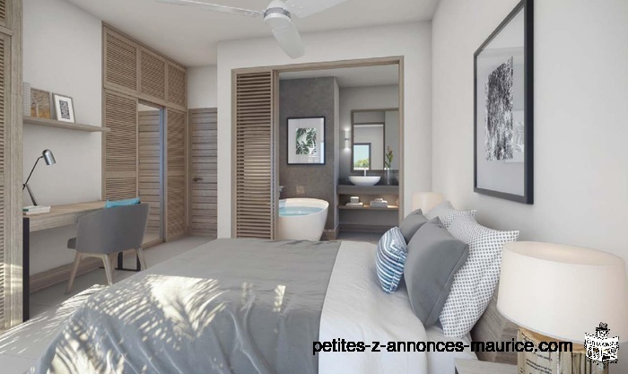 HIGH-END AREA ! SUMPTUOUS PENTHOUSES NICE SEA VIEW & CLOSE BEACH AT POINTE AUX CANONNIERS