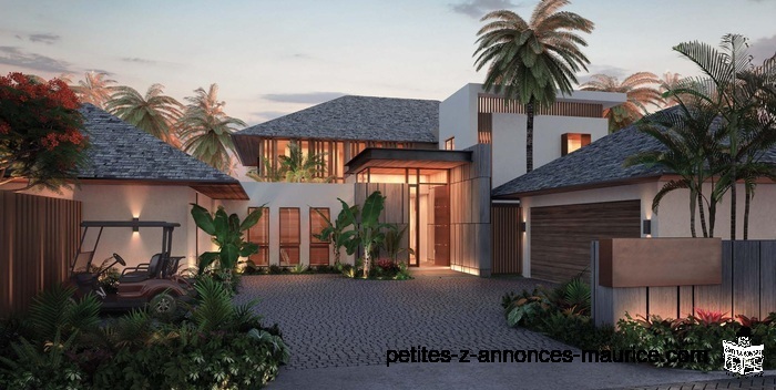 SPLENDID HIGH-END & HUGE GOLF VIEW VILLAS CLOSE LAGOON IN MONT CHOISY MAURITIUS