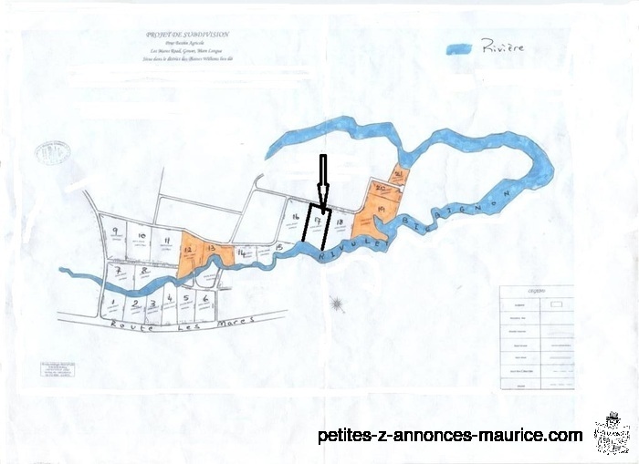 Terrain a Vendre Mare Longue