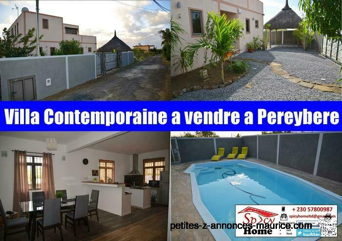 Maison Contemporaine a Vendre Pereybere