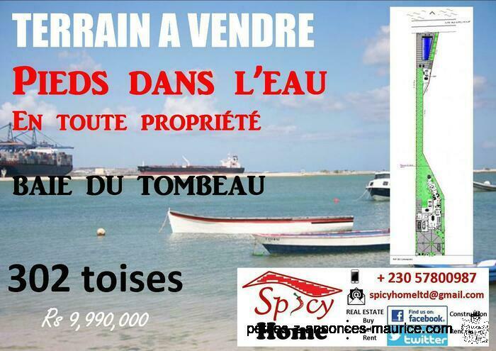 Terrain a Vendre Baie du Tombeau