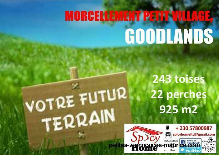 Terrain a Vendre Goodlands