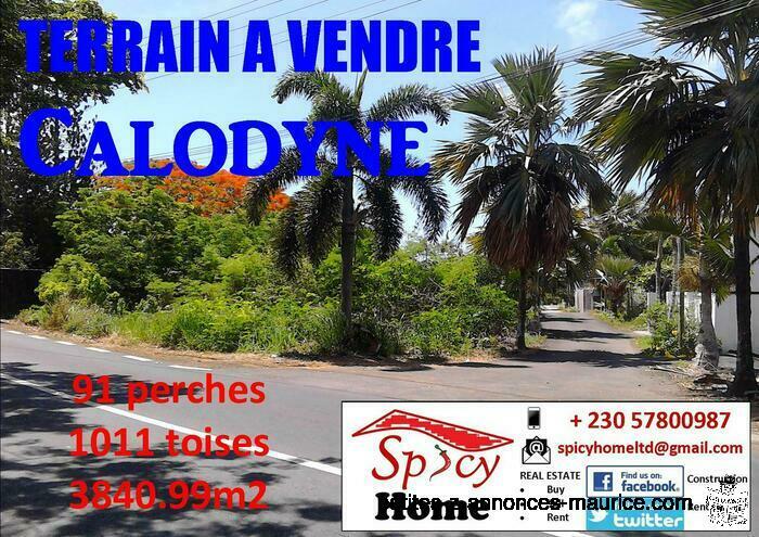 Terrain a Vendre St Francois , Calodyne