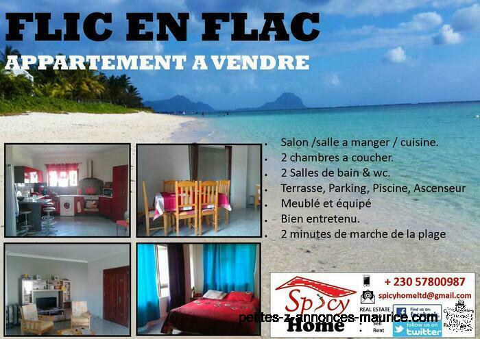 Apartement a Vendre Flic en Flac