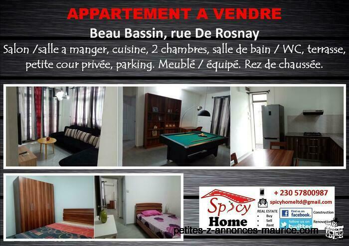 Appartement a Vendre Beau Bassin