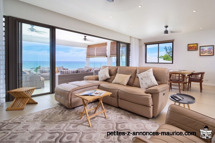 BEAUTIFUL SEAVIEW PENTHOUSE FACING THE SEA IN TROU AUX BICHES - MAURITIUS