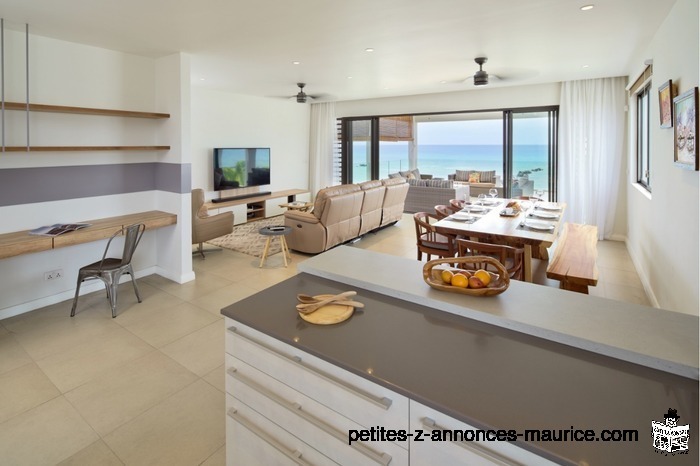 BEAUTIFUL SEAVIEW PENTHOUSE FACING THE SEA IN TROU AUX BICHES - MAURITIUS