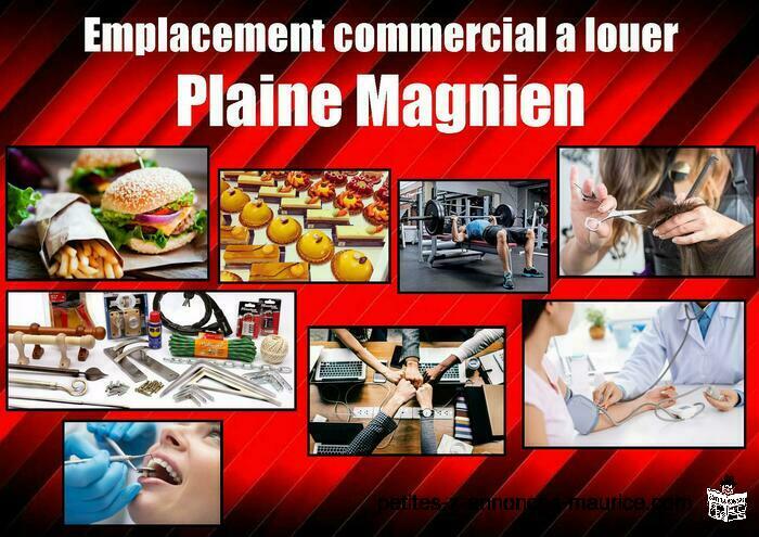 Emplacement commercial a louer Plaine Magnien