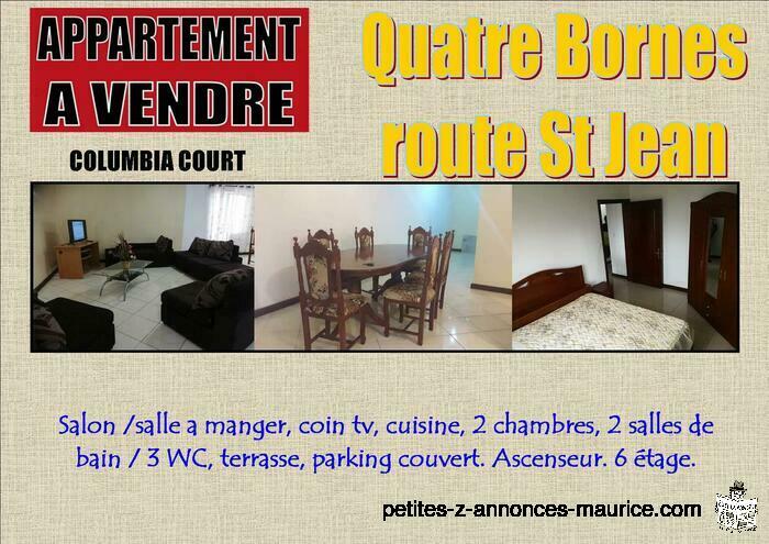 Appartement a Vendre Quatre Bornes