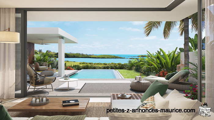 BEACHFRONT ! SUBLIM SEAVIEW VILLAS BETWEEN OCEAN & GOLF ON THE NORTH OF MAURITIUS