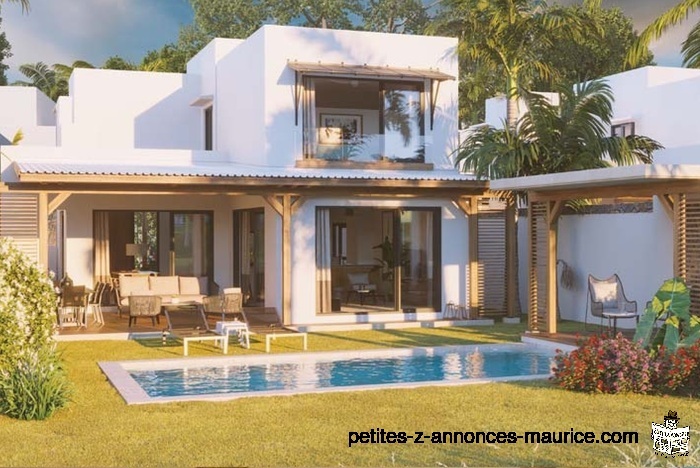 BELLES VILLAS NEUVES AVEC VUE GOLF & ABONNEMENT GOLF AU NORD -EST - ILE MAURICE