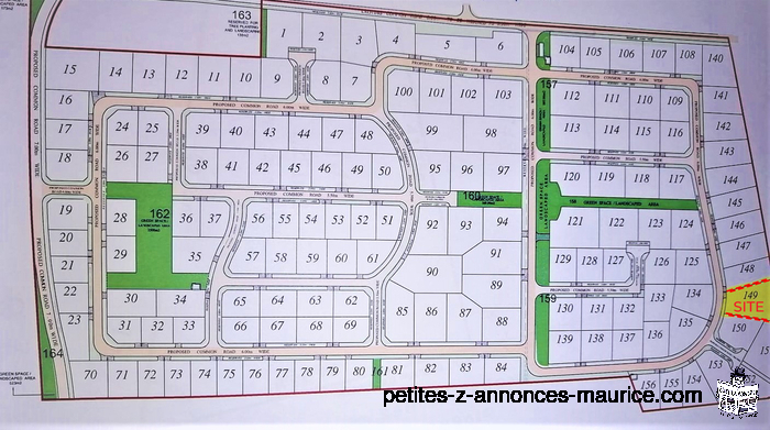 29.6 Perches for sales in Morcellement Harmony