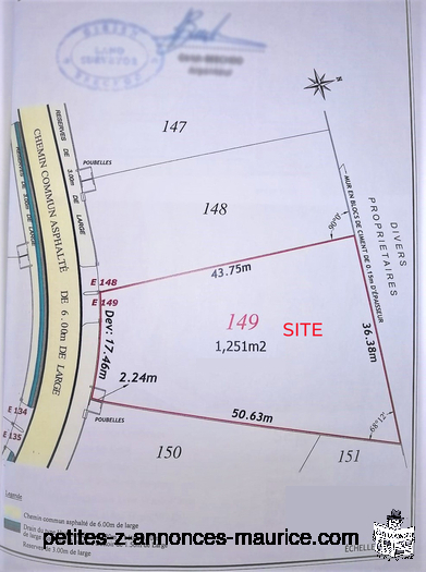 29.6 Perches for sales in Morcellement Harmony