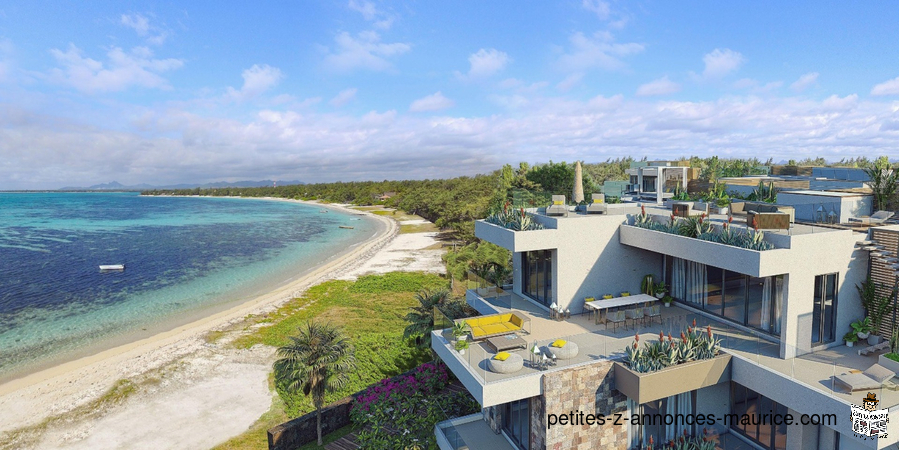 LUXUEUSE RESIDENCE SUR LA MER & VUE MER AU NORD-EST DE L’ILE MAURICE