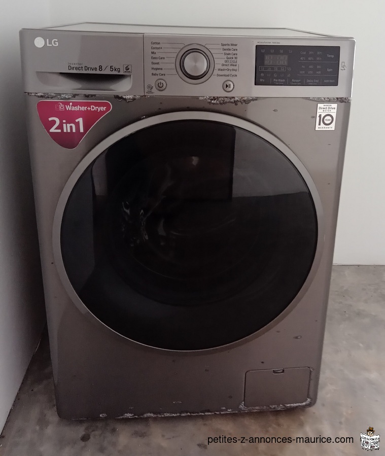 MACHINE À LAVER/ SÈCHE LINGE LG INVENTER DIRECT DRIVE 8+5KG