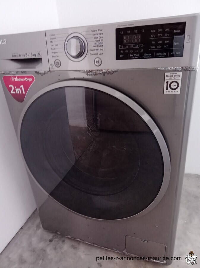 MACHINE À LAVER/ SÈCHE LINGE LG INVENTER DIRECT DRIVE 8+5KG