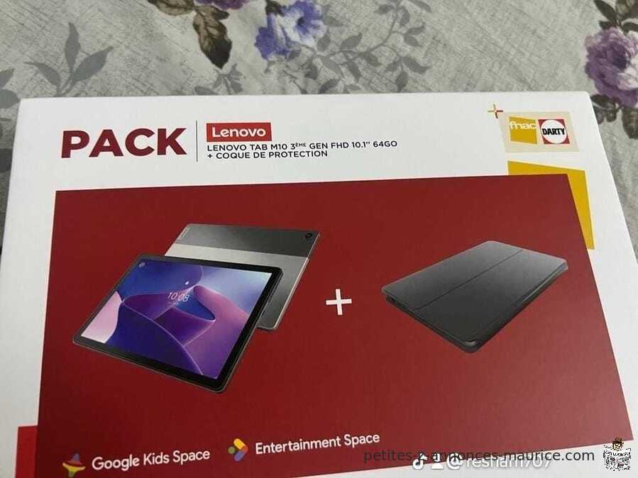 Tablet Tb328fu Lenovo Tab m10 3eme Gen 64GB + Case