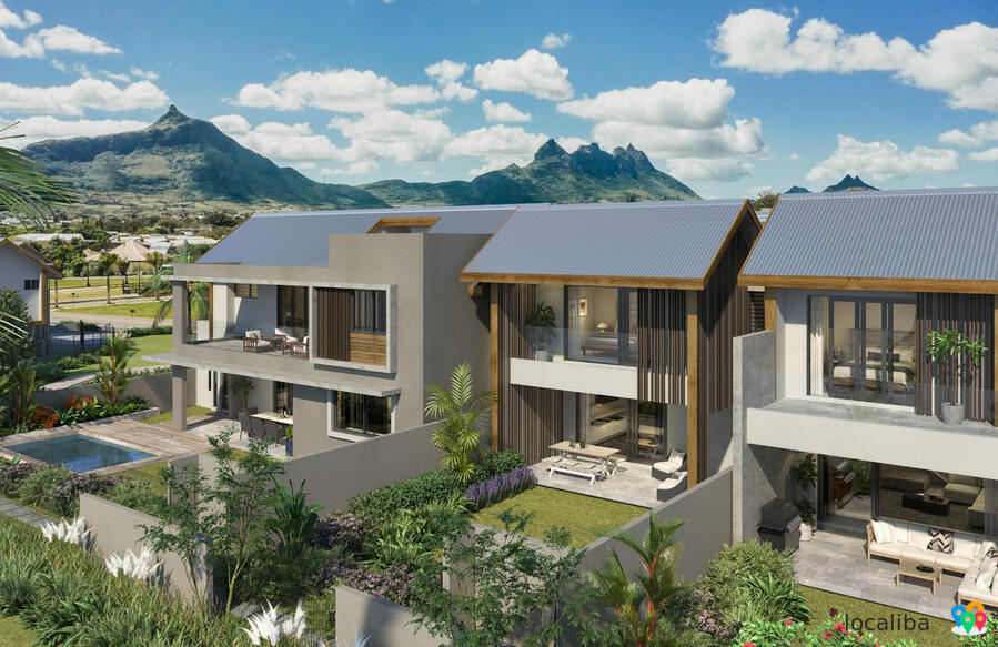 SUPERBES DUPLEXES DANS UNE RESIDENCE AVEC VUE MONTAGNE A MOKA – ILE MAURICE