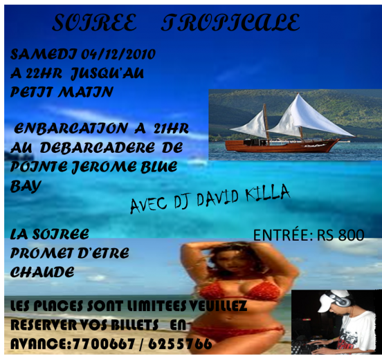 GRANDE SOIREE TROPICALE