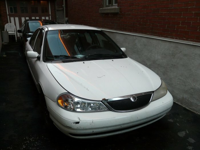 vends ford mercury mystique blanche