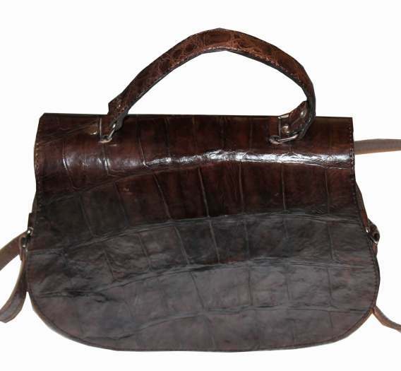 sac dame en peau de crocodile