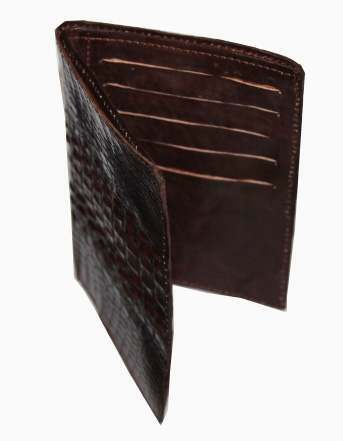 porte feuille homme en peau de crocodile