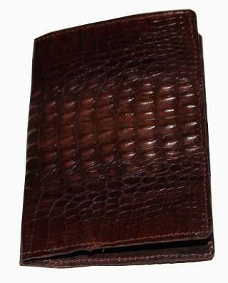 porte feuille homme en peau de crocodile