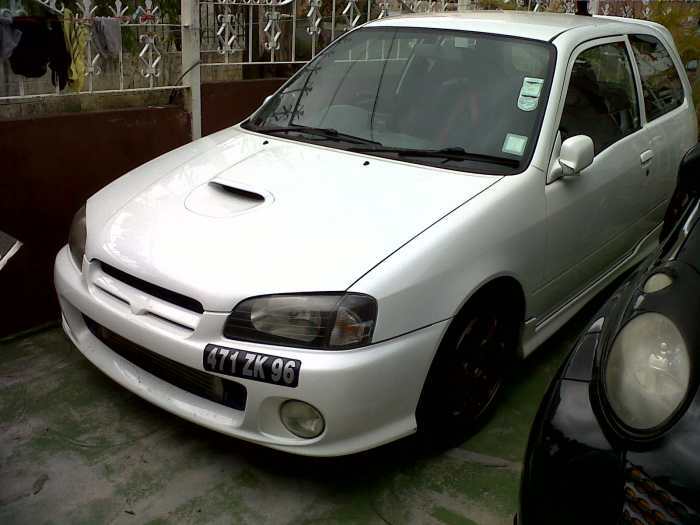 TOYOTA GLANZA TUNED UP TO 300CVO TURBO 3MODE 1/1.5/2BAR REGLABE,SUSPENSION REGLABE,FREINAGE 6 PISTON