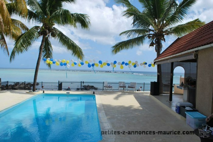 Beachfront villas for rent at Flic en Flac