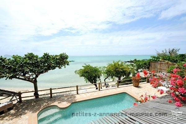 Beachfront villas for rent at grand gaube