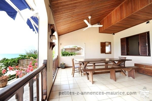 Beachfront villas for rent at grand gaube